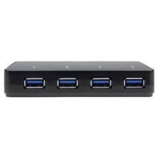 StarTech.com Concentrador USB 3.0 de 4 portas mais porta de carregamento dedicada - 1 x porta 2,4A - Switch de compartilhamento periférico USB - 4 x SuperSpeed USB 3.0 - desktop - para P/N: SDMSDRWU3AC, USB312SAT3CB, USB315CB2M, USBLT1MWS, USBLT2MBR, StarTech.com Concentrador USB 3.0 de 4 portas mais porta de carregamento dedicada - 1 x porta 2,4A - Switch de compartilhamento periférico USB - 4 x SuperSpeed USB 3.0 - desktop - para P/N: SDMSDRWU3AC, USB312SAT3CB, USB315CB2M, USBLT1MWS, USBLT2MBR,