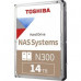 Toshiba Bulk N300 Nas Hard Drive 14tb (512mb)