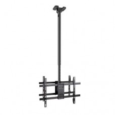 Suporte Tooq para 2 Ecrãs, 43”-86”, Aço, 100kg, Preto