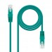 Cabo Rede Nanocable Cat.6 UTP, 1m, Verde, RJ45 Cabo Rede Nanocable Cat.6 UTP, 1m, Verde, RJ45