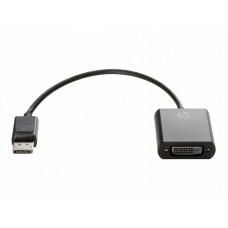 HP DisplayPort to DVI-D Adapter - adaptador DisplayPort - 19 cm - FH973AA