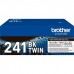 Toner Brother TN241BKTWIN - Preto - Duplo Pacote (2 unidades)