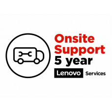 Lenovo Onsite Upgrade - contrato extendido de serviço - 5 anos - no local - 5WS0D81200