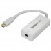 StarTech.com USB-C to Mini DisplayPort Adapter - 4K 60Hz - White - USB 3.1 Type-C to Mini DP Adapter (CDP2MDP) - Adaptador DisplayPort - 24 pin USB-C (M) para Mini DisplayPort (F) - USB 3.1 / Thunderbolt 3 / DisplayPort 1.2 - 18 cm - passivo, suporte