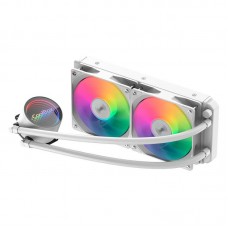 Sistema de Refrigeração Líquida Coolbox Infinite Liquid 240 - Branco - 2 Ventiladores - ARGB Sistema de Refrigeração Líquida Coolbox Infinite Liquid 240 - Branco - 2 Ventiladores - ARGB