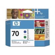 HP 70 Blue and Green DesignJet Printhead -