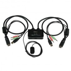 2 Port USB HDMI Cable KVM Switch