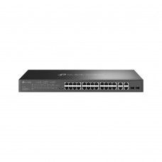 TP-Link - OMADA - JetStream? 24-Port 10/100 Mbps + 4-Port Gigabit Smart Switch with 24