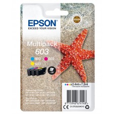 Epson 603 Multipack - Pack de 3 - amarelo, azul cyan, magenta - original - blister com RF/alarme acústico - tinteiro - para Expression Home XP-2105, 3100, 3105, 4100, 4105, WorkForce WF-2810, 2830, 2835, 2850 Epson 603 Multipack - Pack de 3 - amarelo, azul cyan, magenta - original - blister com RF/alarme acústico - tinteiro - para Expression Home XP-2105, 3100, 3105, 4100, 4105, WorkForce WF-2810, 2830, 2835, 2850