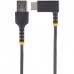 StarTech.com 6ft (2m) USB A to C Charging Cable Right Angle, Heavy Duty Fast Charge USB-C Cable, USB 2.0 A to Type-C, Durable and Rugged Aramid Fiber, 3A, S20/iPad/Pixel - High Quality USB Charging Cord (R2ACR-2M-USB-CABLE) - Cabo USB - USB (M) reto StarTech.com 6ft (2m) USB A to C Charging Cable Right Angle, Heavy Duty Fast Charge USB-C Cable, USB 2.0 A to Type-C, Durable and Rugged Aramid Fiber, 3A, S20/iPad/Pixel - High Quality USB Charging Cord (R2ACR-2M-USB-CABLE) - Cabo USB - USB (M) reto