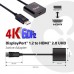 Adaptador Club 3d DisplayPort 1.2 para HDMI 2.0 4K a 60Hz (CAC-2070)