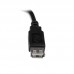 Adaptador Startech USB 2.0, Extensão Macho/Fêmea, 0,15m, USBEXTAA6IN Adaptador Startech USB 2.0, Extensão Macho/Fêmea, 0,15m, USBEXTAA6IN