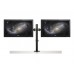 StarTech.com Desk Mount Dual Monitor Arm, Desk Clamp / Grommet VESA Monitor Mount for up to 32 inch Displays, Ergonomic Articulating Monitor Arm, Height Adjustable/Tilt/Swivel/Rotating - ARMDUAL2