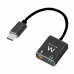 Placa de Som Ewent EC1645, USB Tipo C, 2 Jacks 3.5mm