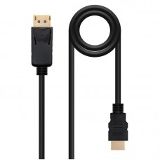 Cabo Conversor DisplayPort Macho para HDMI Macho Nanocable 10m