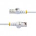 StarTech.com 50cm CAT6a Ethernet Cable - White - Low Smoke Zero Halogen (LSZH) - 10GbE 500MHz 100W PoE++ Snagless RJ-45 w/Strain Reliefs S/FTP Network Patch Cord - Cabo patch - RJ-45 (M) para RJ-45 (M) - 50 cm - S/FTP - CAT 6a - IEEE 802.3bt - sem nó StarTech.com 50cm CAT6a Ethernet Cable - White - Low Smoke Zero Halogen (LSZH) - 10GbE 500MHz 100W PoE++ Snagless RJ-45 w/Strain Reliefs S/FTP Network Patch Cord - Cabo patch - RJ-45 (M) para RJ-45 (M) - 50 cm - S/FTP - CAT 6a - IEEE 802.3bt - sem nó