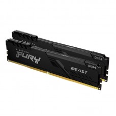 KINGSTON 16GB 3200MHz DDR4 CL16 DIMM Kit of 2 FURY Beast Black