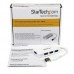Portable 4 Port Mini USB 3.0 Hub - White