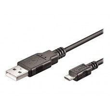 Cabo Ewent EW-UAB-010-MC USB 2.0, 1m, Micro-USB A - USB A, Preto