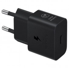 Carregador de Dispositivos Móveis Samsung EP-T2510NBEGEU - Carregador de Parede 25W USB Tipo-C, Preto Carregador de Dispositivos Móveis Samsung EP-T2510NBEGEU - Carregador de Parede 25W USB Tipo-C, Preto