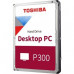 Toshiba P300 Desktop Pc Hard Drive 2tb Sata 3.5 Bulk 2tb