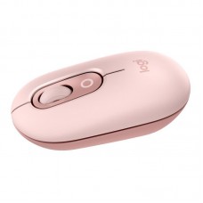 Rato Logitech Pop Mouse sem fios Bluetooth Rosa - Compacto e Silencioso