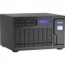 QNAP TVS-h1288X - Servidor NAS - 12 baias - SATA 6Gb/s - RAID (expansão de disco rígido) 0, 1, 5, 6, 10, 50, JBOD, 5 hot spare, 6 sobressalentes, 60, reserva 10, RAID TP - RAM 16 GB - Gigabit Ethernet / 2.5 Gigabit Ethernet / 10 Gigabit Ethernet - iS