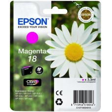 Epson Tinteiro Magenta Série 18 Margarida Tinta Claria Home (c/alarme RF+AM) Epson Tinteiro Magenta Série 18 Margarida Tinta Claria Home (c/alarme RF+AM)