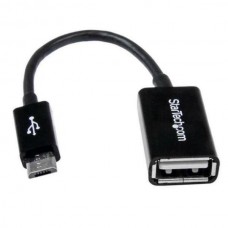 StarTech.com 5in Micro USB to USB OTG Host Adapter - Micro USB Male to USB A Female On-The-GO Host Cable Adapter (UUSBOTG) - Adaptador USB - USB (F) para Micro USB Tipo B (M) - USB 2.0 OTG - 12.7 cm - preto - para P/N: ST4300U3C1, ST4300U3C1B StarTech.com 5in Micro USB to USB OTG Host Adapter - Micro USB Male to USB A Female On-The-GO Host Cable Adapter (UUSBOTG) - Adaptador USB - USB (F) para Micro USB Tipo B (M) - USB 2.0 OTG - 12.7 cm - preto - para P/N: ST4300U3C1, ST4300U3C1B