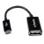 StarTech.com 5in Micro USB to USB OTG Host Adapter - Micro USB Male to USB A Female On-The-GO Host Cable Adapter (UUSBOTG) - Adaptador USB - USB (F) para Micro USB Tipo B (M) - USB 2.0 OTG - 12.7 cm - preto - para P/N: ST4300U3C1, ST4300U3C1B sem_imagem