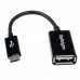 StarTech.com 5in Micro USB to USB OTG Host Adapter - Micro USB Male to USB A Female On-The-GO Host Cable Adapter (UUSBOTG) - Adaptador USB - USB (F) para Micro USB Tipo B (M) - USB 2.0 OTG - 12.7 cm - preto - para P/N: ST4300U3C1, ST4300U3C1B StarTech.com 5in Micro USB to USB OTG Host Adapter - Micro USB Male to USB A Female On-The-GO Host Cable Adapter (UUSBOTG) - Adaptador USB - USB (F) para Micro USB Tipo B (M) - USB 2.0 OTG - 12.7 cm - preto - para P/N: ST4300U3C1, ST4300U3C1B