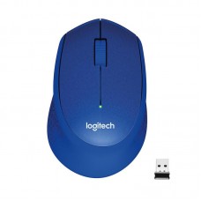 Rato Logitech M330 Silent Plus, Sem Fio, Azul