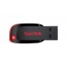 Pen USB SanDisk Cruzer Blade: 128GB, USB 2.0, Preto/Vermelho Pen USB SanDisk Cruzer Blade: 128GB, USB 2.0, Preto/Vermelho
