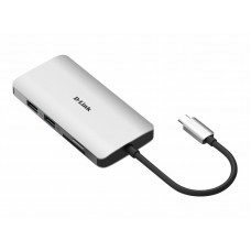 D-Link DUB-M810 - estação de engate - USB-C / Thunderbolt 3 - HDMI - GigE - DUB-M810
