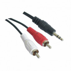 Nanocable Cable Audio ESTEREO, 3.5/M-2XRCA/M, 1.5 M