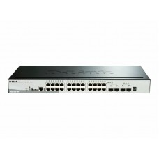 D-Link DGS 1510-28P - interruptor - 28 portas - inteligente - montável em trilho - DGS-1510-28P/E