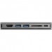 StarTech.com USB C Multiport Adapter, USB-C Mini Travel Dock with 4K HDMI or 1080p VGA, 3x USB 3.0 Hub, SD, GbE, Audio, 100W PD Pass-Through, Portable Docking Station for Laptop/Tablet - DKT30CHVAUSP StarTech.com USB C Multiport Adapter, USB-C Mini Travel Dock with 4K HDMI or 1080p VGA, 3x USB 3.0 Hub, SD, GbE, Audio, 100W PD Pass-Through, Portable Docking Station for Laptop/Tablet - DKT30CHVAUSP