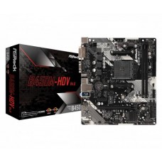 Placa-Mãe ASRock B450M-HDV R4.0: Socket AM4, AMD B450, Micro ATX