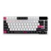 ASUS ROG Azoth X - Teclado - 75% - com ecrã OLED - retroiluminado - sem fios - 2.4 GHz, Bluetooth 5.1, USB - interruptor: ROG NX Snow (substituível a quente) - branco