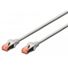 Cabo Ewent EW-6SF-010 Cat6, 1m, Cinzento, S/FTP