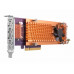 QNAP QM2-2S-220A - controlador de memória - SATA - PCIe 2.0 x2 - QM2-2S-220A