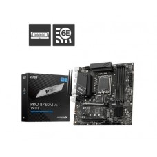 Placa-Mãe MSI PRO B760M-A WIFI, Intel B760, LGA 1700, micro ATX