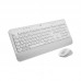 Kit Teclado e Rato Logitech Signature MK650 Combo For Business, Alemão QWERTZ, Branco Kit Teclado e Rato Logitech Signature MK650 Combo For Business, Alemão QWERTZ, Branco