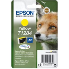 Epson T1284 - Tamanho M - amarelo - original - blister com RF/alarme acústico - tinteiro - para Stylus S22, SX230, SX235, SX420, SX430, SX435, SX438, SX440, SX445, Stylus Office BX305 Epson T1284 - Tamanho M - amarelo - original - blister com RF/alarme acústico - tinteiro - para Stylus S22, SX230, SX235, SX420, SX430, SX435, SX438, SX440, SX445, Stylus Office BX305