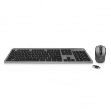 Kit Teclado e Rato Ewent EW3272: Sem Fio, QWERTY, Espanhol, Preto Kit Teclado e Rato Ewent EW3272: Sem Fio, QWERTY, Espanhol, Preto