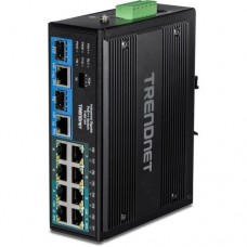 Switch de Rede Trendnet TI-BG104, 10 Portas Gigabit PoE++, 2 SFP Switch de Rede Trendnet TI-BG104, 10 Portas Gigabit PoE++, 2 SFP