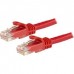 StarTech.com 50cm CAT6 Ethernet Cable, 10 Gigabit Snagless RJ45 650MHz 100W PoE Patch Cord, CAT 6 10GbE UTP Network Cable w/Strain Relief, Red, Fluke Tested/Wiring is UL Certified/TIA - Category 6 - 24AWG (N6PATC50CMRD) - Cabo de rede - RJ-45 (M) par StarTech.com 50cm CAT6 Ethernet Cable, 10 Gigabit Snagless RJ45 650MHz 100W PoE Patch Cord, CAT 6 10GbE UTP Network Cable w/Strain Relief, Red, Fluke Tested/Wiring is UL Certified/TIA - Category 6 - 24AWG (N6PATC50CMRD) - Cabo de rede - RJ-45 (M) par