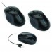 Kensington Pro Fit Retractable Mobile - Rato - óptico - 3 botões - com cabo - USB - preto