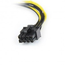 Cabo Startech LP4PCIEX8ADP: Conector LP4 para PCI Express, 15cm, Preto