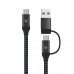 Ewent Cabo Usb-C para Usb-C c/ Adapt Usb 60w Quickcharge 1mt
